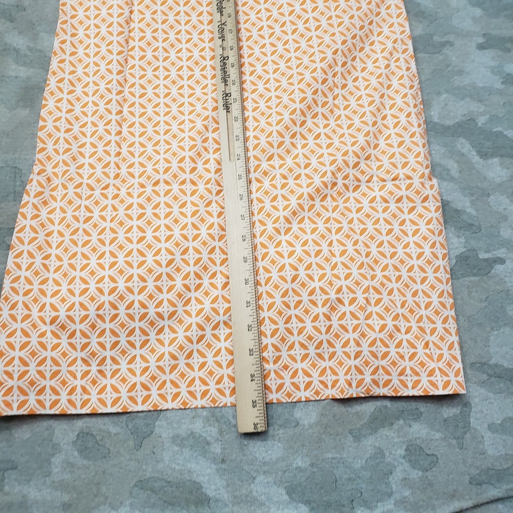 Pendleton Dress Womens 8 Orange V-Neck‎ Sleeveless Geometric Western Rodeo - Picture 8 of 9